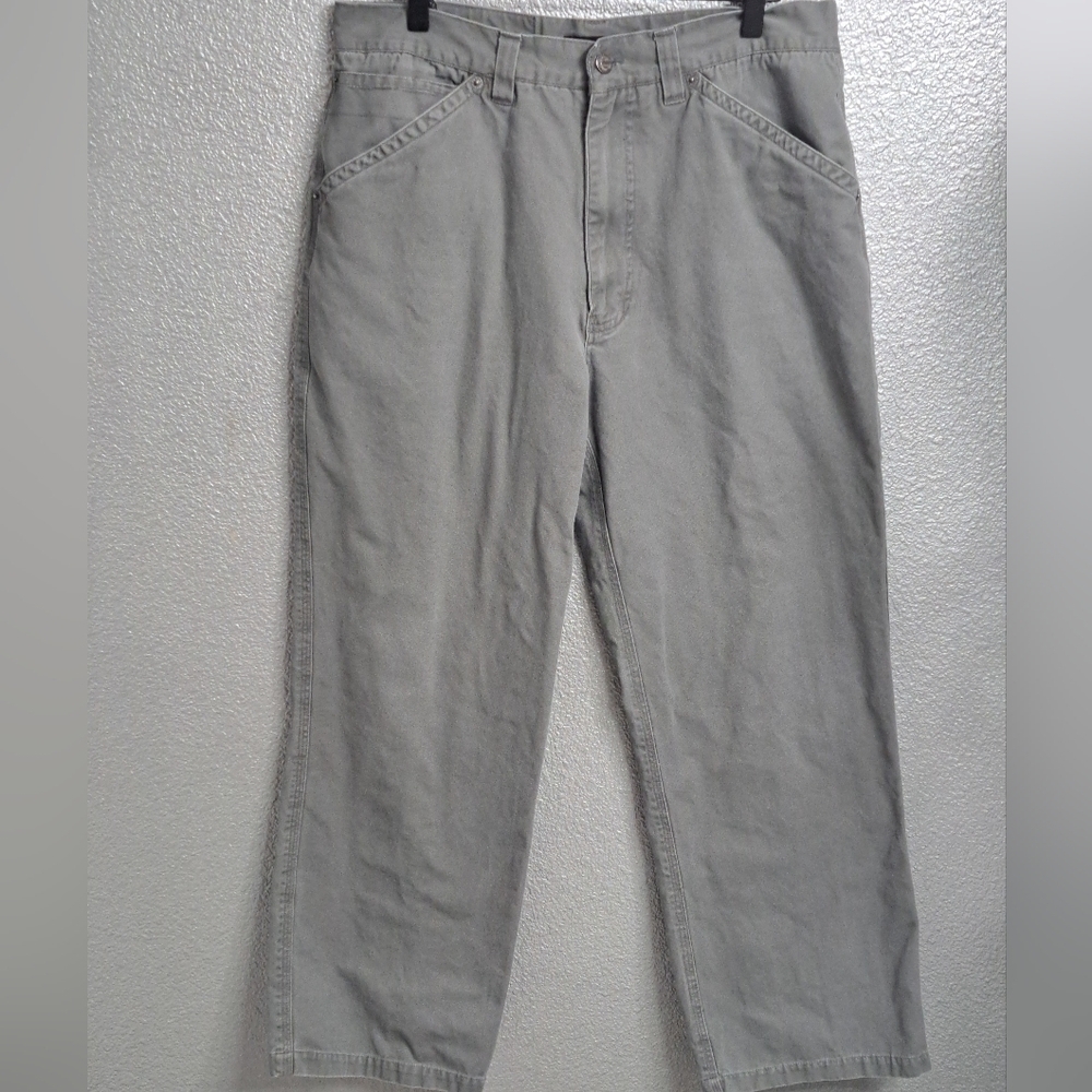 Perry Ellis America Men's Olive Green Jeans    Size 34/30